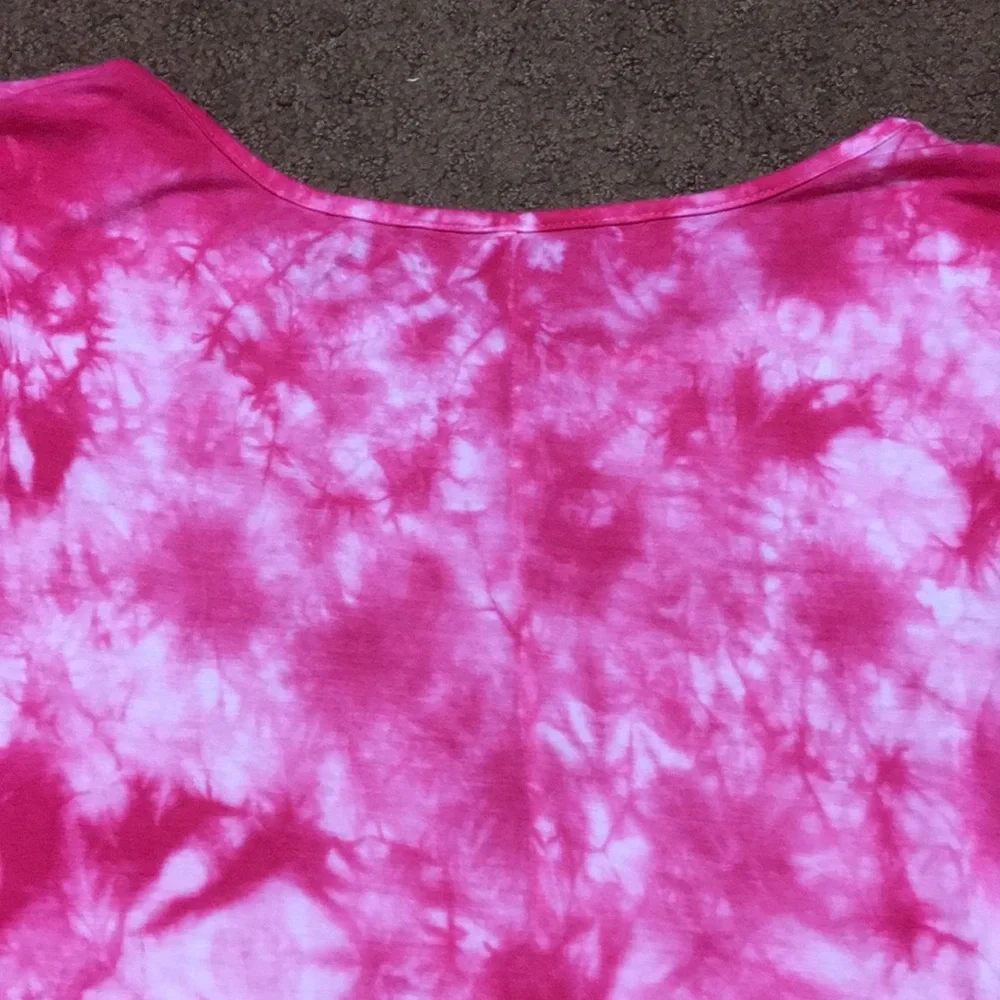 Justice short sleeve tie dye style size 12 Girls EUC